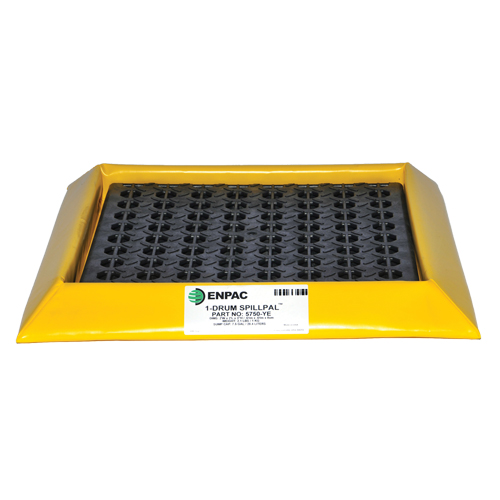 Poste de travail flexible avec grilles Spillpal, Capacit&eacute; 30 gal. US, 4' la x 4' lo x 3" h, Paroi en mousse Planification Entrepots Molloy