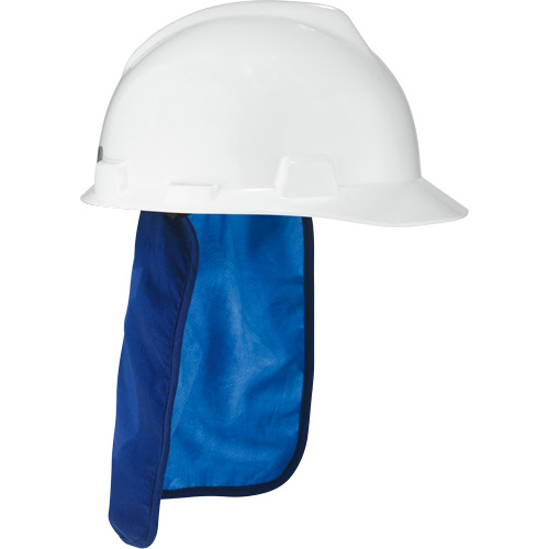 Tampon et voile pour le cou refroidissants pour casque de s&eacute;curit&eacute; Chill-Its 6717CT, Bleu Planification Entrepots Molloy