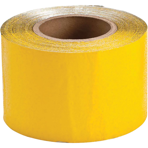 Ruban de marquage temporaire pour la chauss&eacute;e, 4" x 150', Vinyle, Jaune Planification Entrepots Molloy