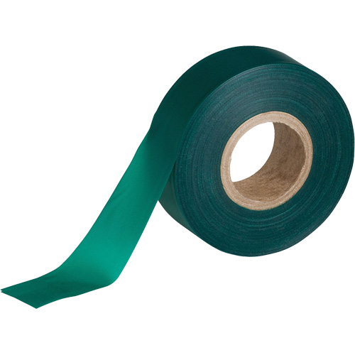 Flagging Tape, 1.188" W x 150' L, Green Planification Entrepots Molloy