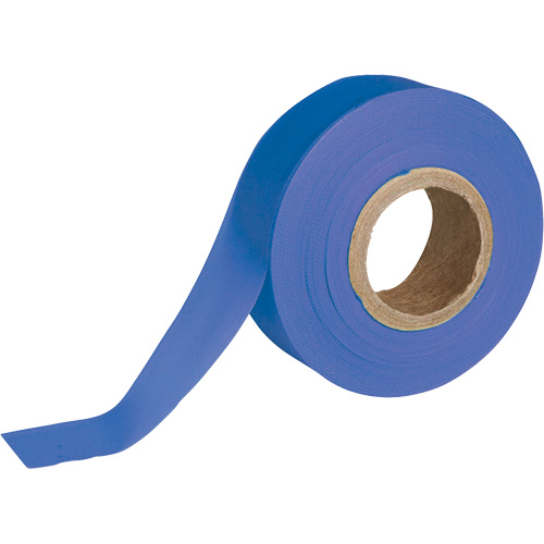 Flagging Tape, 1.188" W x 150' L, Blue Planification Entrepots Molloy