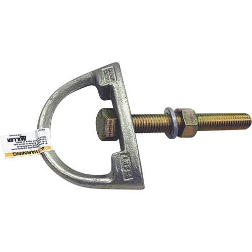 Miller&reg; Anchorage Connector with Hardware, D-Ring, Permanent Use Planification Entrepots Molloy