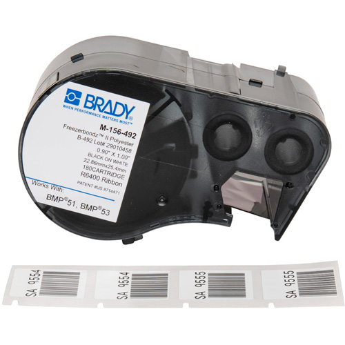 Low Temperature Label Maker Cartridge, Black Planification Entrepots Molloy