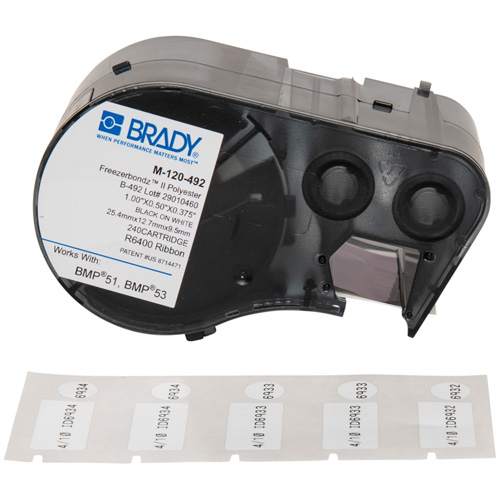 Low Temperature Label Maker Cartridge, Black Planification Entrepots Molloy