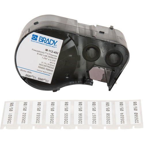 Low Temperature Label Maker Cartridge, Black Planification Entrepots Molloy