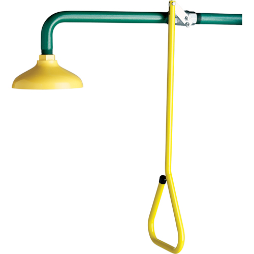 Douche d'urgence suspendue Lifesaver, Montage mural Planification Entrepots Molloy