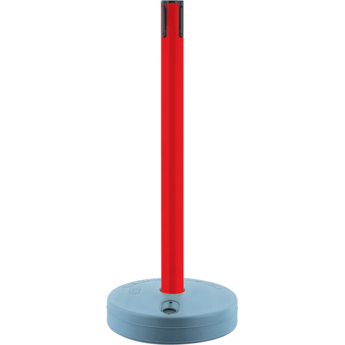 Tensabarrier ext&eacute;rieur - poteaux r&eacute;cepteurs, Hauteur de 37", Rouge Planification Entrepots Molloy
