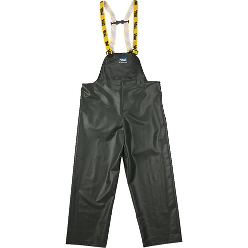 Journeyman Chemical Resistant Rain Bib Pants, 3X-Large, Green, Polyester/PVC Planification Entrepots Molloy