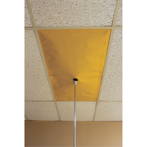 D&eacute;viateur de fuite pour plafond suspendu Planification Entrepots Molloy