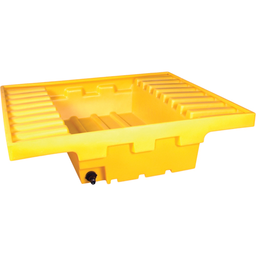 Ultra-Rack Sump&reg;, 51.5" L x 51.5" W x 12" H, 66 US gal. Capacity Planification Entrepots Molloy