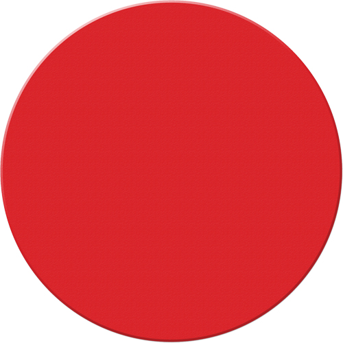 Armor Stripe Lean/5S Markers, Circle, 6" L x 6" W, Red, Plastic Planification Entrepots Molloy