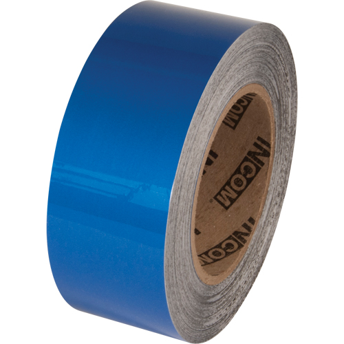Ruban de marquage pour plancher Tuff Mark, 2" x 100', Polyester, Bleu Planification Entrepots Molloy