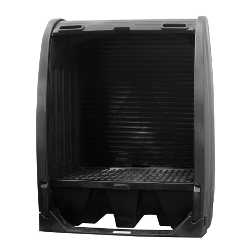 Abris de confinement des d&eacute;versements sans drain, 61" lo x 37,25" la x 72,75" h, Capacit&eacute; de charge 1000 lb Planification Entrepots Molloy