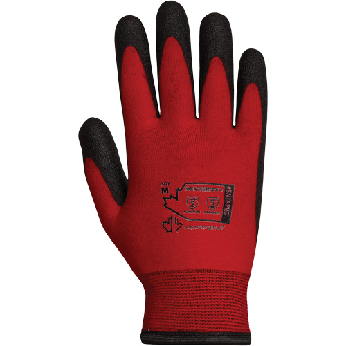 Gants doubl&eacute;s pour l'hiver Dexterity, 10/T-Grand, R&ecirc;vetement PVC, Calibre 15, Enveloppe en Nylon Planification Entrepots Molloy