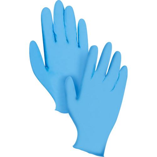 KeepKleen&reg; Disposable Gloves, X-Large, Nitrile, 8-mil, Powder-Free, Blue Planification Entrepots Molloy