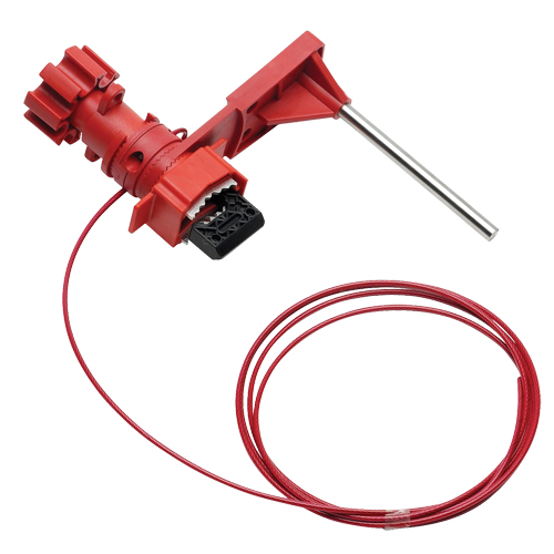 Small Valve Lockout With Blocking Arm, Universal Type Planification Entrepots Molloy