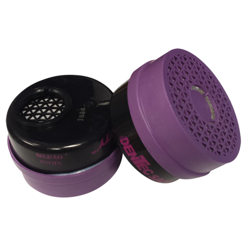 Cartouche pour respirateur, Combinaison cartouche et filtre contre les particules pour gaz/vapeurs, Vapeur organique/Filtre P100 Planification Entrepots Molloy