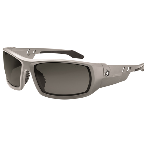 Lunettes de s&eacute;curit&eacute; Skullerz Odin, Lentille Grise/fum&eacute;e, Antibu&eacute;e/Anti-&eacute;gratignures, ANSI Z87+/R&eacute;pond ou surpasse la norme CSA Z94.3 Planification Entrepots Molloy
