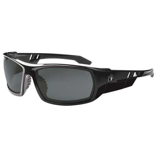 Lunettes de s&eacute;curit&eacute; Skullerz Odin, Lentille Fum&eacute;e, Anti-&eacute;gratignures/Polaris&eacute;, ANSI Z87+/R&eacute;pond ou surpasse la norme CSA Z94.3 Planification Entrepots Molloy