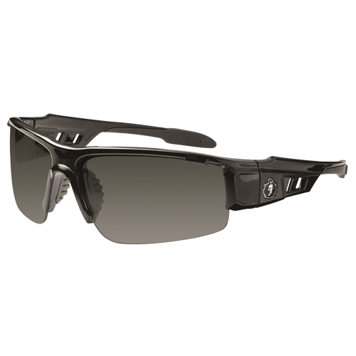 Lunettes de s&eacute;curit&eacute; Skullerz Dagr, Lentille Grise/fum&eacute;e, Anti-&eacute;gratignures, ANSI Z87+/R&eacute;pond ou surpasse la norme CSA Z94.3 Planification Entrepots Molloy