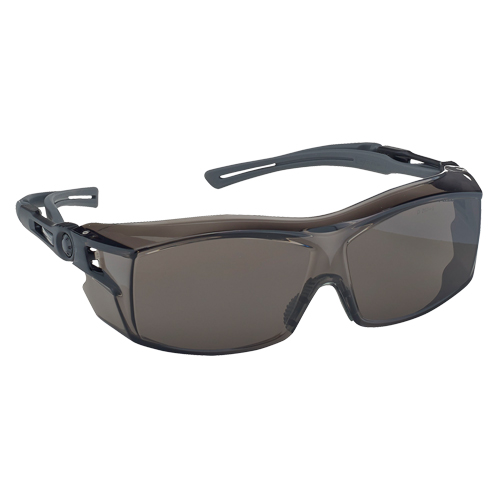 Dynamic OTG Extra Series Safety Glasses, Smoke Lens, Anti-Fog/Anti-Scratch, ANSI Z87+/Meets/Exceeds CSA Z94.3 Planification Entrepots Molloy