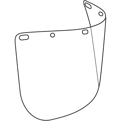 Visi&egrave;re d&eacute;coup&eacute;e &agrave; l'emporte-pi&egrave;ce Dynamic, Polycarbonate, Teinte Transparent Planification Entrepots Molloy