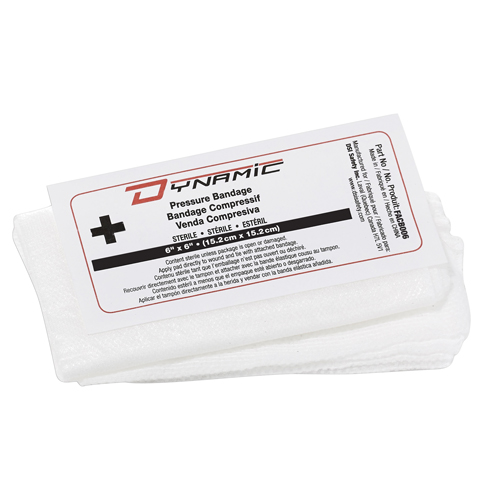 Dynamic Compress Bandage, 6" L x 6" W Planification Entrepots Molloy