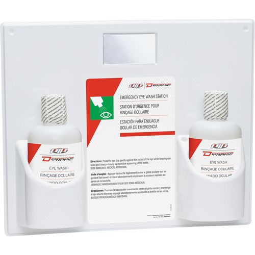 Douche oculaire avec solution isotonique Dynamic, Double Planification Entrepots Molloy