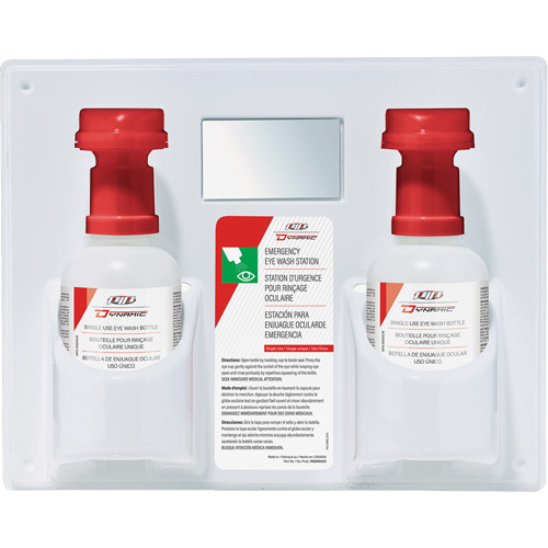 Douche oculaire &agrave; utilisation unique avec solution isotonique Dynamic, Double Planification Entrepots Molloy