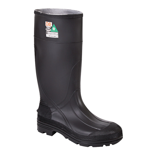 PRM II Safety Boots, PVC, Steel Toe, Size 7, Puncture Resistant Sole Planification Entrepots Molloy