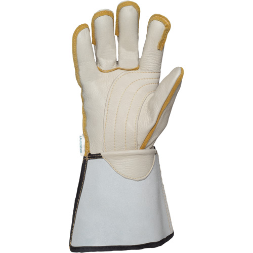 Gants pour monteur de ligne, Petit, Paume en Cuir fleur de vache Planification Entrepots Molloy