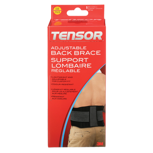 Tensor Adjustable Back Brace, Elastic, One Size Planification Entrepots Molloy