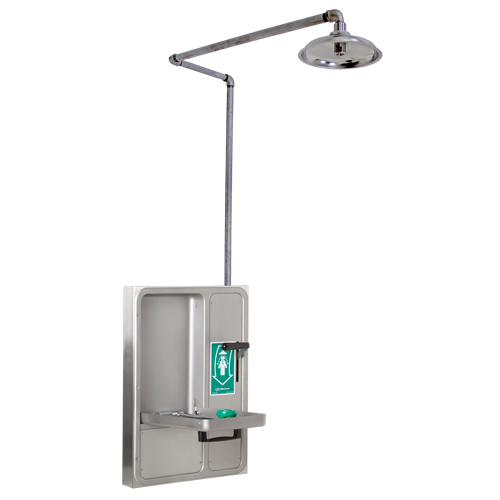 Eye/Face Wash and Shower, Ceiling-Mount Planification Entrepots Molloy