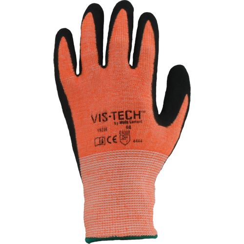 Vis-Tech Y9294 Cut Resistant Gloves, Size 6/X-Small, 13 Gauge, Polyurethane Coated, Stainless Steel Shell, ANSI/ISEA 105 Level 4 Planification Entrepots Molloy