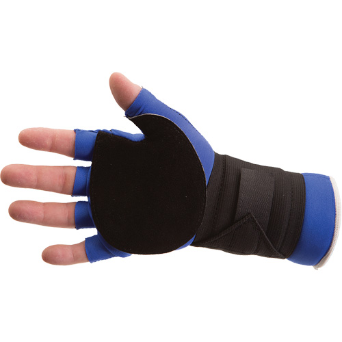 Anti-Impact Glove with Wrist Support, Size Small, Split Leather Palm Planification Entrepots Molloy