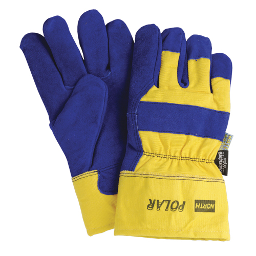 North Polar Insulated Gloves, Split Leather Palm, Size X-Large Planification Entrepots Molloy