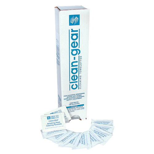 Respirator Cleaning Towelettes, 8" x 5", 100 Count Planification Entrepots Molloy