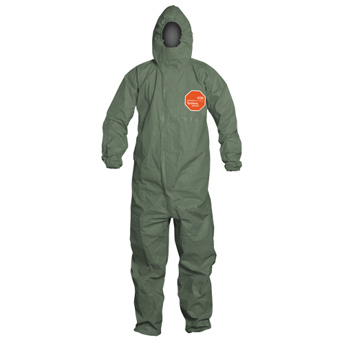 Tychem&reg; 2000 SFR Protective Coveralls, Small, Green Planification Entrepots Molloy
