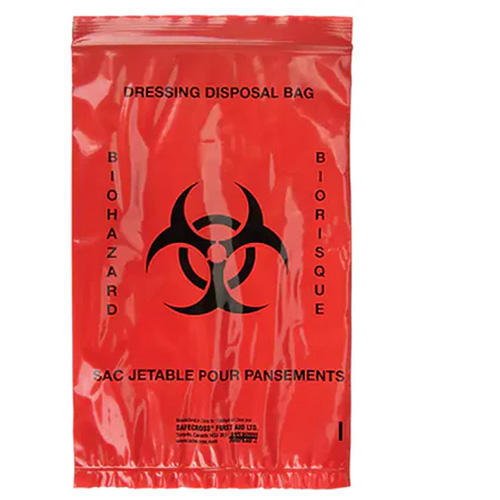 Dynamic Hazardous Waste Bags, Bio-Hazard, 9" L x 6" W, 2.0 mils Planification Entrepots Molloy
