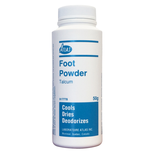 Poudre pour pied Atlas Planification Entrepots Molloy