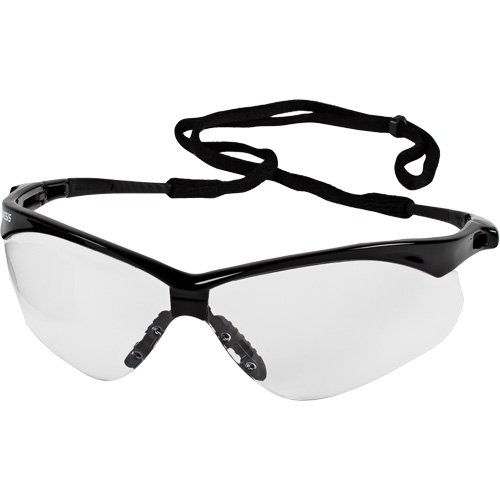Lunettes de s&eacute;curit&eacute; Nemesis de Kleenguard, Lentille Transparent, Anti-&eacute;gratignures, ANSI Z87+/R&eacute;pond ou surpasse la norme CSA Z94.3 Planification Entrepots Molloy