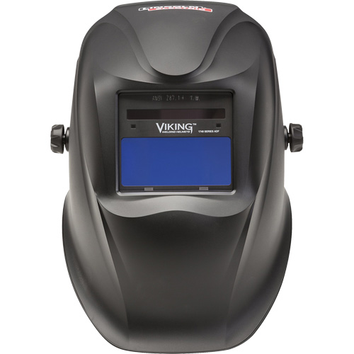 1740 Welding Helmet, 3.78" L x 1.67" W View Area, 9 - 13 Shade Range, Black Planification Entrepots Molloy