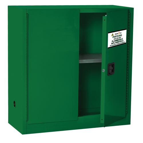 Armoire de rangement pour pesticides, 30 gal., 44" h x 43" l x 18" p Planification Entrepots Molloy
