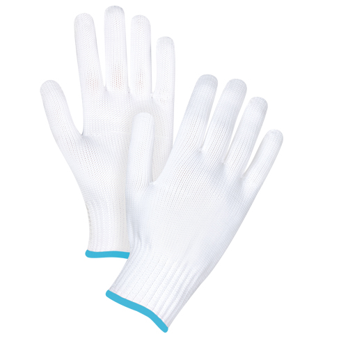 Seamless String Knit Gloves, Polyester, 10 Gauge, X-Large Planification Entrepots Molloy