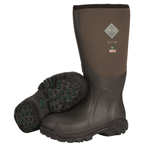 Arctic Pro Extreme Conditions Work Boot, Rubber, Steel Toe, Size 8, Puncture Resistant Sole Planification Entrepots Molloy