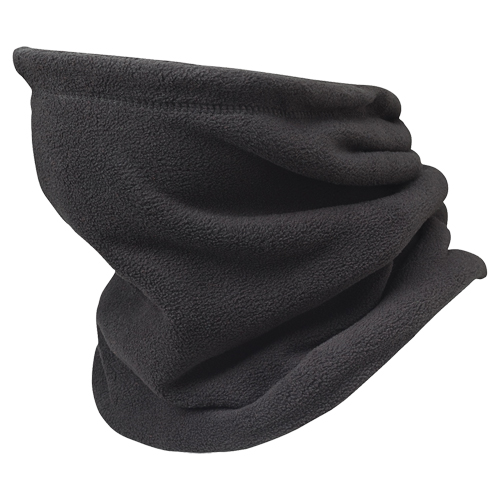 5504 3-in-1 Neck Warmer, Black, Fleece Planification Entrepots Molloy