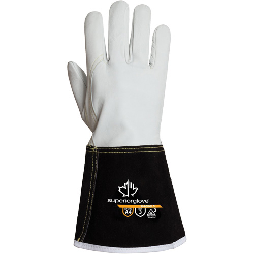 Endura&reg; 399GKGL5 Welding Gloves, Grain Goatskin, Size Medium Planification Entrepots Molloy