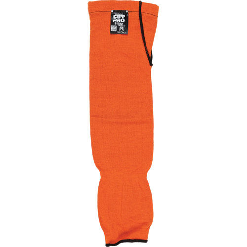 Manches Memphis avec trou pour le pouce, Kevlar, 18", ASTM ANSI niveau A5, Orange Planification Entrepots Molloy