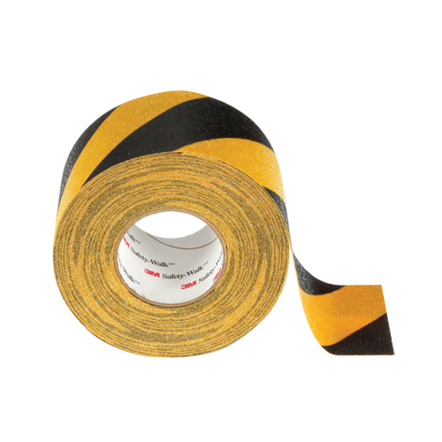 Safety-Walk 600 Series Anti-Slip Tape, 6" x 60', Black & Yellow Planification Entrepots Molloy
