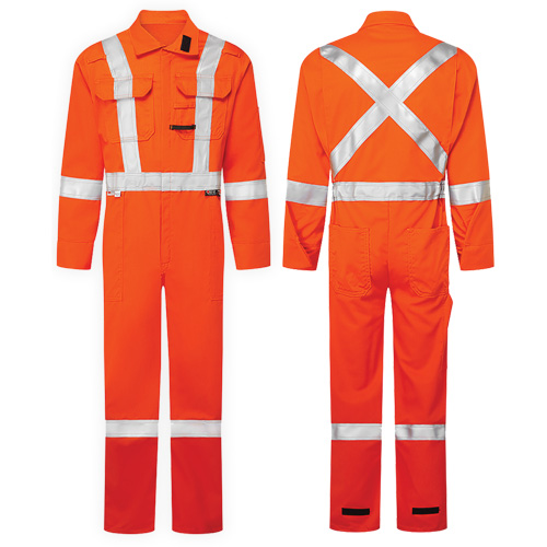 UltraSoft&reg; 7 oz. High-Visibility Deluxe Coveralls, Size 60-62, Orange Planification Entrepots Molloy